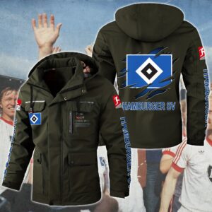 Hamburger SV Bundesliga Style Parka Jacket For Fans