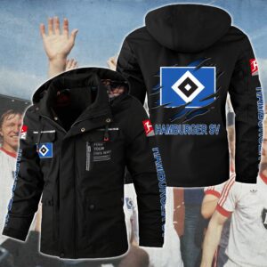 Hamburger SV Bundesliga Style Parka Jacket For Fans