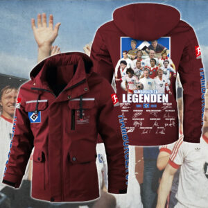 Hamburger SV Bundesliga Style Parka Jacket For Fans