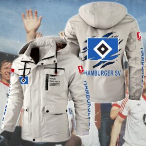 Hamburger SV Bundesliga Style Parka Jacket For Fans