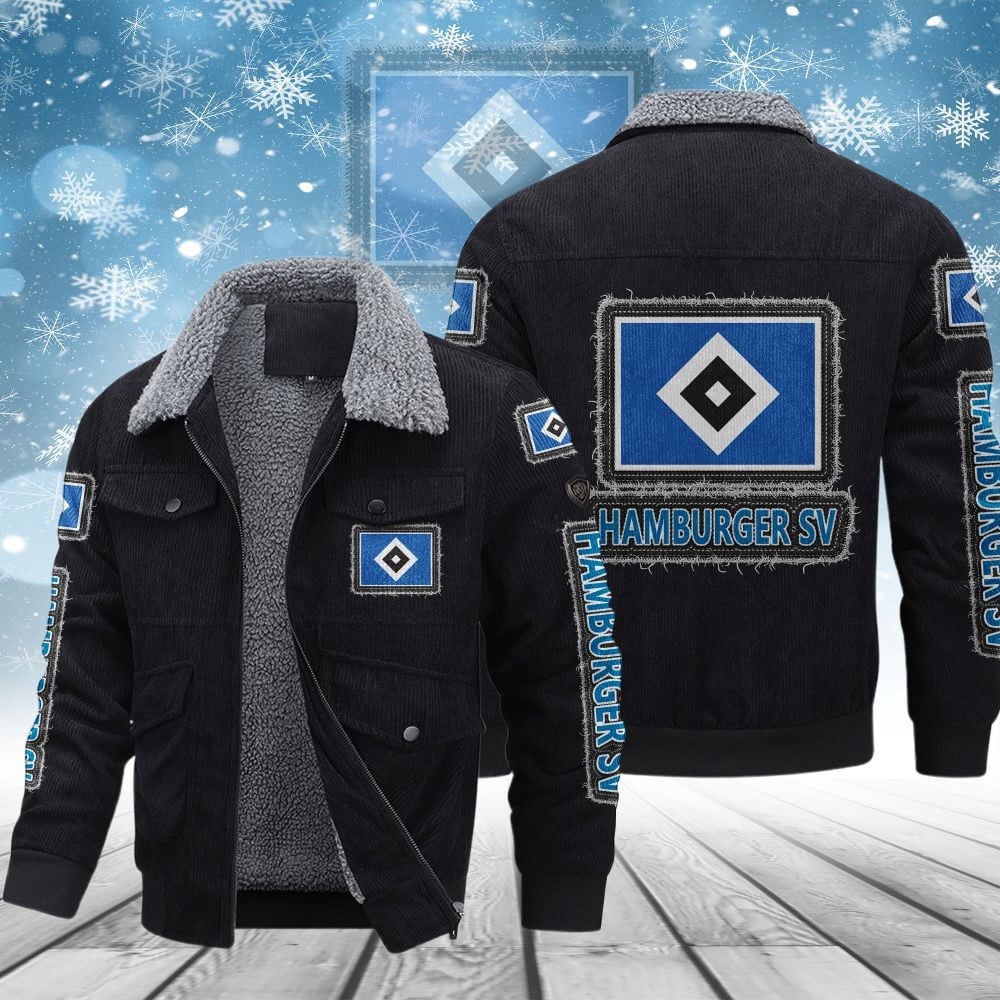 Hamburger SV Music Style Thermal Cotton Jacket Prim For Fans