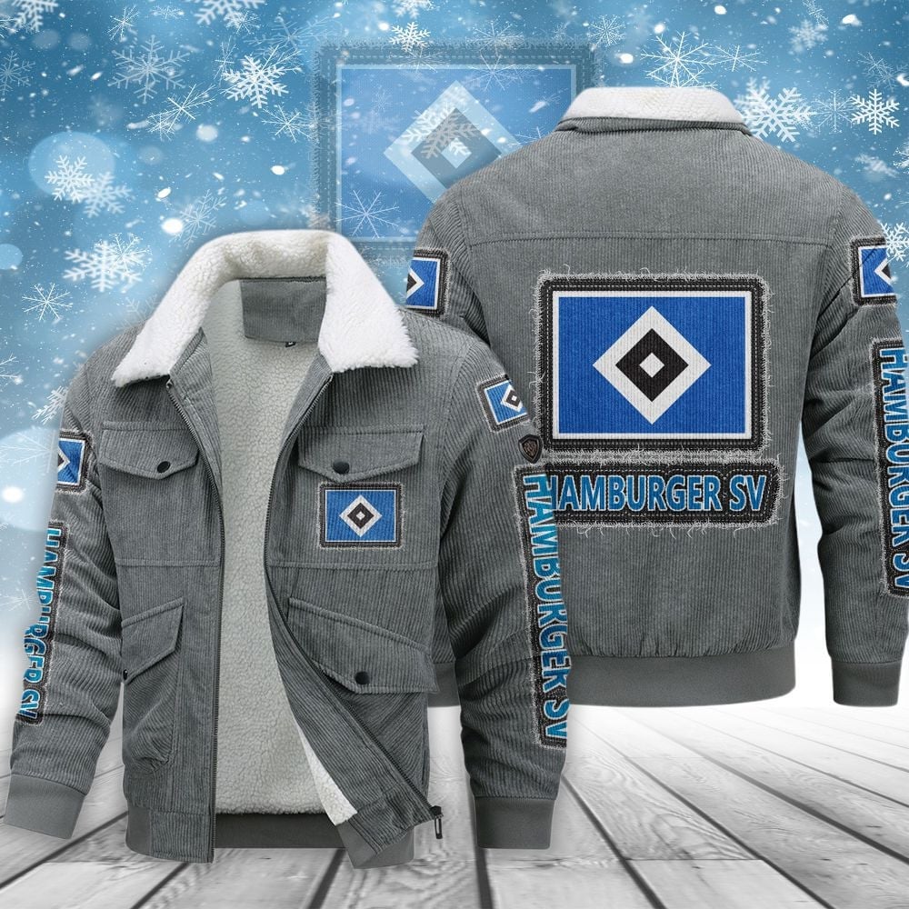 Hamburger SV Music Style Thermal Cotton Jacket Prim For Fans