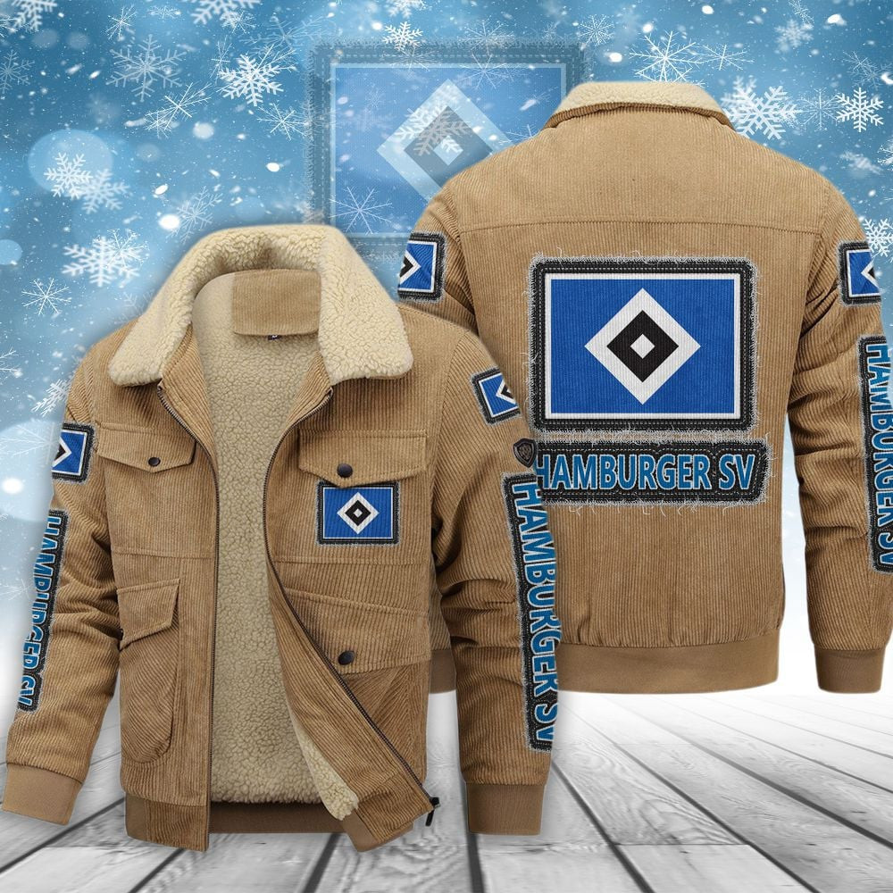Hamburger SV Music Style Thermal Cotton Jacket Prim For Fans