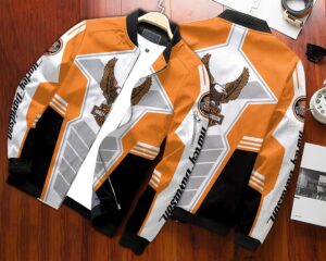 Harley-Davidson Car Style Bomber Jacket For Fans