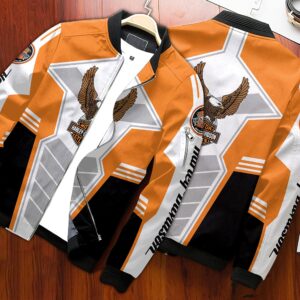 Harley-Davidson Car Style Bomber Jacket For Fans