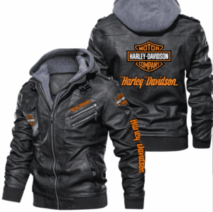 Harley-Davidson Car Style Leather Jacket For Fans