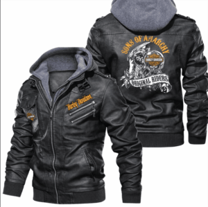 Harley-Davidson Car Style Leather Jacket For Fans