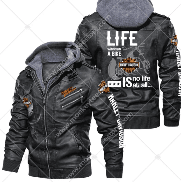 Harley-Davidson Car Style Leather Jacket For Fans