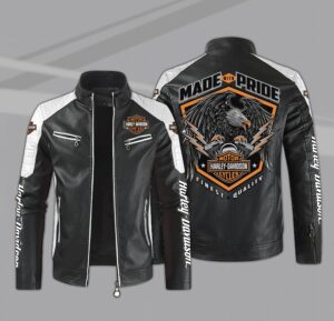 Harley-Davidson Car Style Leather Jacket For Fans