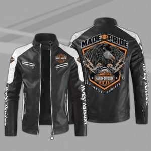 Harley-Davidson Car Style Leather Jacket For Fans