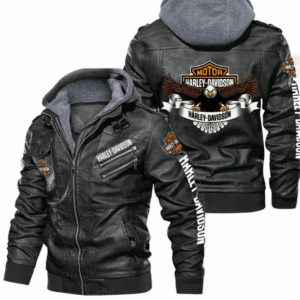 Harley-Davidson Car Style Leather Jacket For Fans