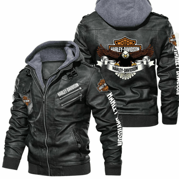 Harley-Davidson Car Style Leather Jacket For Fans