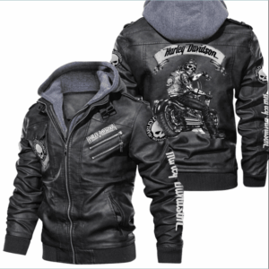 Harley-Davidson Car Style Leather Jacket For Fans