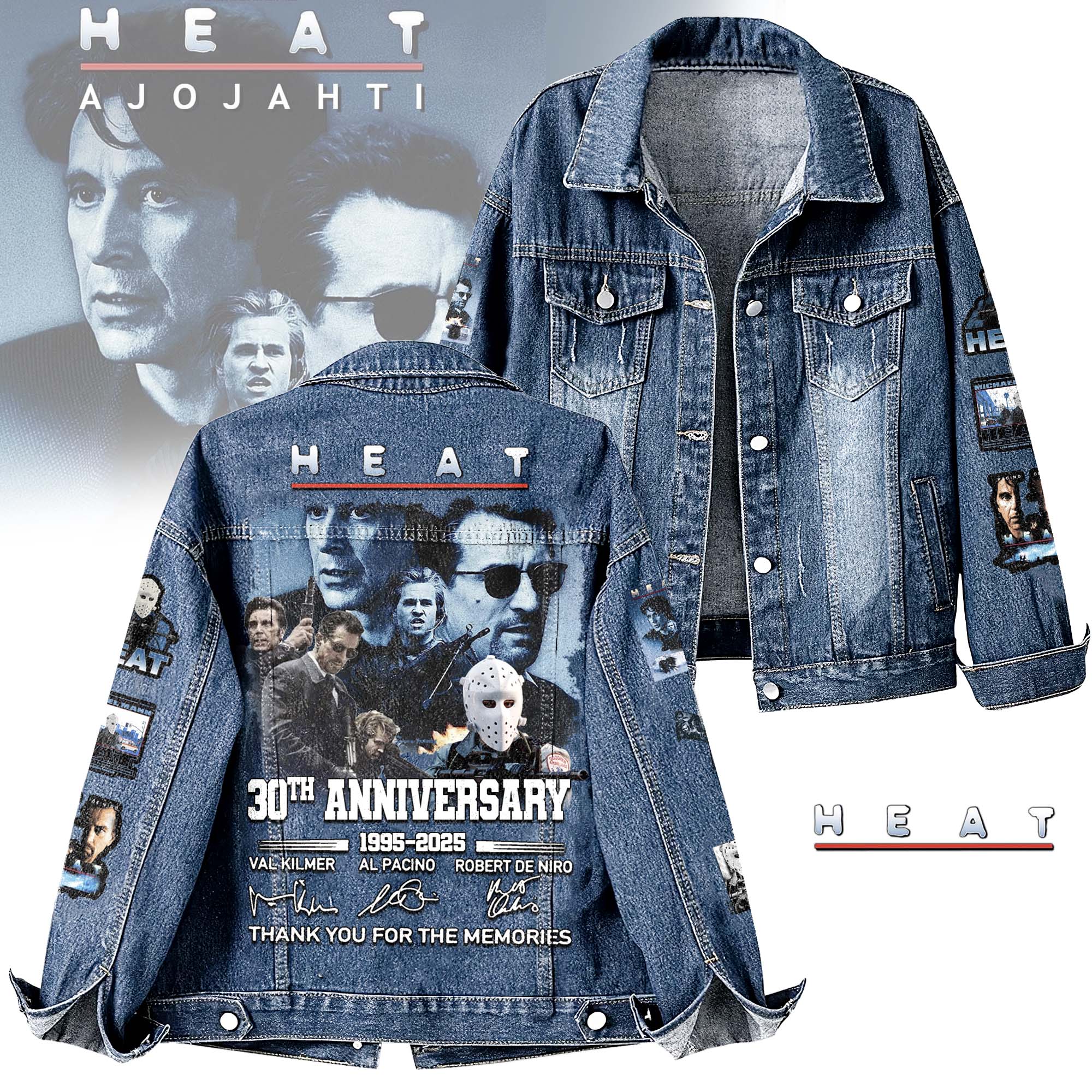 Heat Movies Denim Jacket Gift For Fans