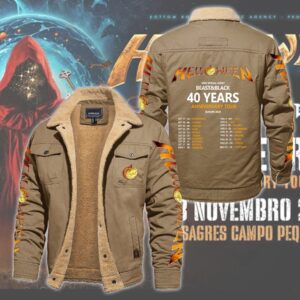 Helloween Music Style Fleece Thermal Cotton Jacket For Fans