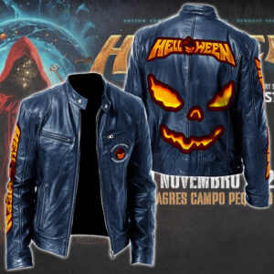 Helloween Music Style Leather Jacket For Fans