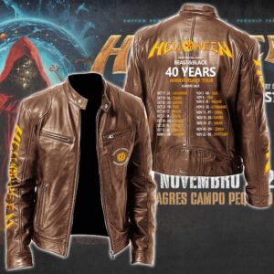Helloween Music Style Leather Jacket For Fans