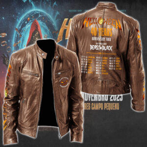 Helloween Music Style Leather Jacket For Fans