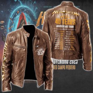Helloween Music Style Leather Jacket For Fans