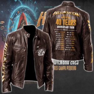 Helloween Music Style Leather Jacket For Fans