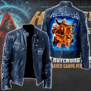 Helloween Music Style Leather Jacket For Fans