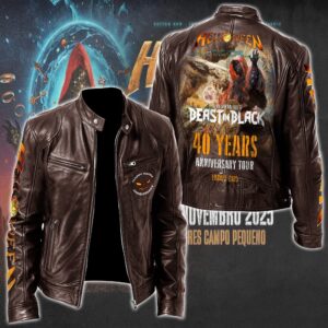 Helloween Music Style Leather Jacket For Fans