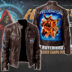 Helloween Music Style Leather Jacket For Fans