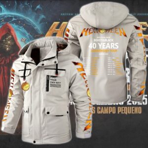 Helloween Music Style Parka Jacket For Fans