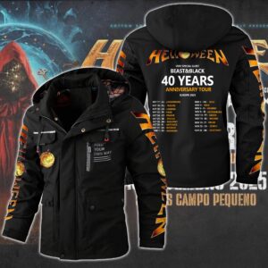 Helloween Music Style Parka Jacket For Fans