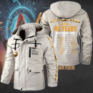 Helloween Music Style Parka Jacket For Fans