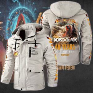 Helloween Music Style Parka Jacket For Fans