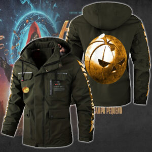 Helloween Music Style Parka Jacket For Fans