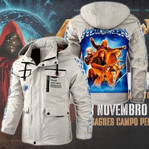 Helloween Music Style Parka Jacket For Fans