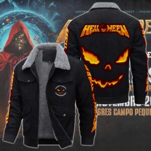 Helloween Music Style Thermal Cotton Jacket Prim For Fans