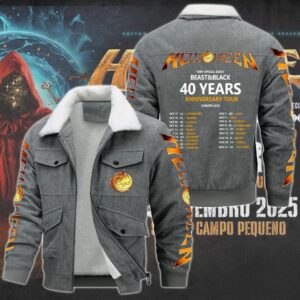 Helloween Music Style Thermal Cotton Jacket Prim For Fans