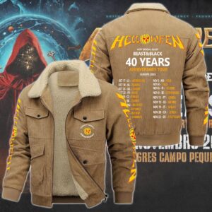 Helloween Music Style Thermal Cotton Jacket Prim For Fans