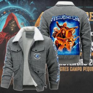 Helloween Music Style Thermal Cotton Jacket Prim For Fans