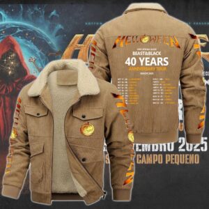 Helloween Music Style Thermal Cotton Jacket Prim For Fans