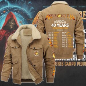 Helloween Music Style Thermal Cotton Jacket Prim For Fans