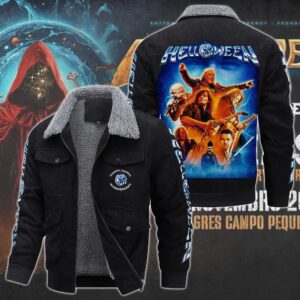 Helloween Music Style Thermal Cotton Jacket Prim For Fans