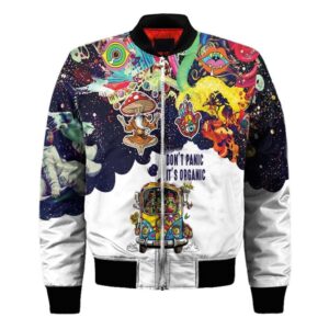Hippie Style Bomber Jacket For Fans