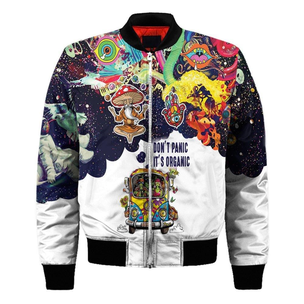 Hippie Style Bomber Jacket For Fans
