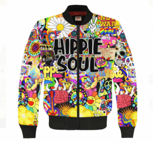 Hippie Style Bomber Jacket For Fans