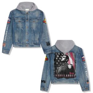Homelander The Boys Movies Style Hooded Denim Jacket For Fans