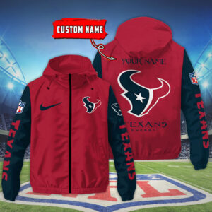 Houston Texans NFL Personalized Style Windbreaker Jacket For Fans