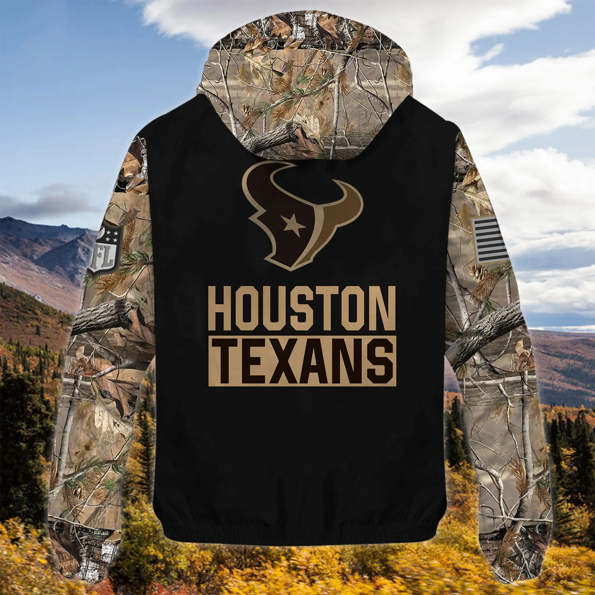 Houston Texans NFL Personalized Style Windbreaker Jacket For Fans