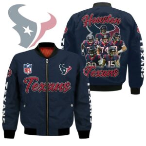 Houston Texans NFL Style Bomber Jacket For Fans