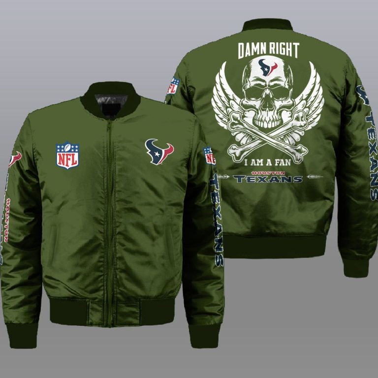 Houston Texans NFL Style Bomber Jacket For Fans