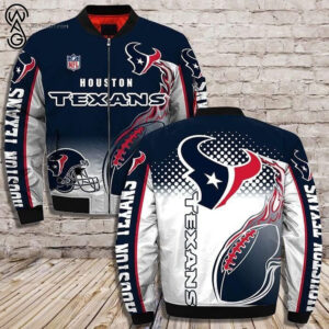 Houston Texans NFL Style Bomber Jacket For Fans