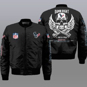 Houston Texans NFL Style Bomber Jacket For Fans
